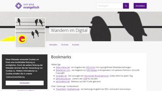 
                            8. Bookmarks - Wandern im Digital - Wir sind evangelisch