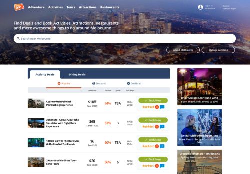 
                            12. Bookme, Melbourne, one-stop activity and attraction booking site. Epic ...