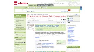 
                            9. Books in the Oxford Online Skills Program series - Wheelers Books