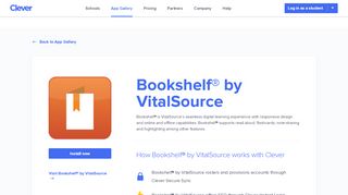 
                            10. Bookshelf® by VitalSource - Clever application gallery | Clever