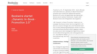 
                            8. Bookwire startet „Dynamic In-Book-Promotion 2.0“
