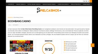 
                            3. Boombangcasino Casino Bonus 200% bis zu 200€ - Online Casinos