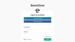 
                            6. BoomZone - Member Portal Login - ShareDesk