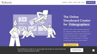 
                            4. Boords: The Collaborative Storyboard Creator App