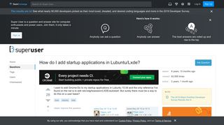 
                            8. boot - How do I add startup applications in Lubuntu/Lxde? - Super User