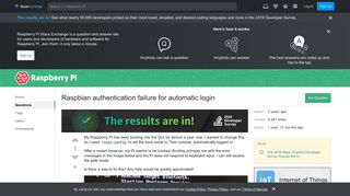 
                            2. boot - Raspbian authentication failure for automatic login ...