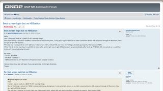 
                            1. Boot screen login but no HDStation - QNAP NAS Community Forum