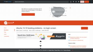 
                            1. boot - Ubuntu 14.10 booting problems - no login screen - Ask Ubuntu