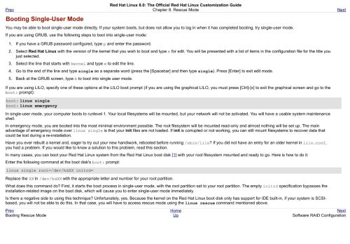 
                            10. Booting Single-User Mode