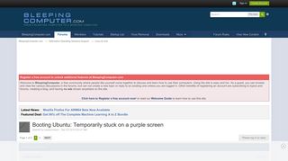 
                            8. Booting Ubuntu: Temporarily stuck on a purple screen - Linux ...
