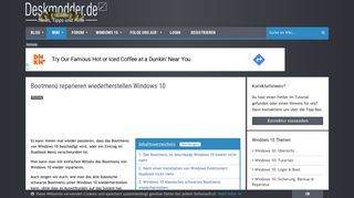 
                            11. Bootmenü reparieren wiederherstellen Windows 10 Deskmodder Wiki