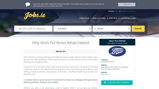 
                            5. Boots Retail Ireland was hired. New jobs added today. - Jobs.ie