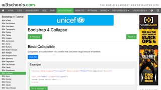 
                            1. Bootstrap 4 Collapse - W3Schools