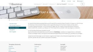 
                            4. Bootstrap anpassen: TYPO3 Bootstrap 4 Template | TYPO3 9 Demo