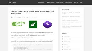 
                            12. Bootstrap Dynamic Modal with Spring Boot and Thymeleaf - Zian's Blog