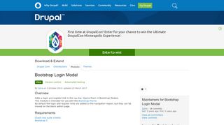
                            10. Bootstrap Login Modal | Drupal.org