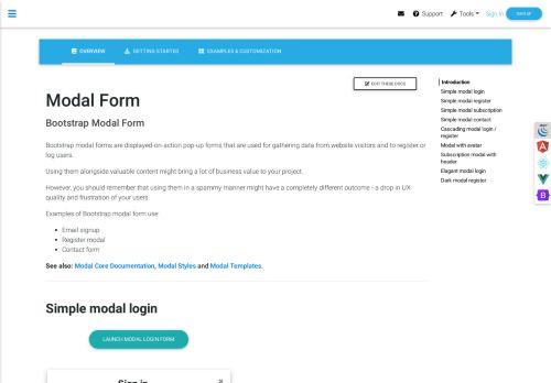 
                            7. Bootstrap Modal Form - examples & tutorial. Basic & advanced usage ...