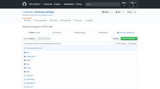 
                            1. Bootstrap Package for TYPO3 CMS - GitHub
