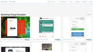 
                            7. Bootstrap Popup Examples - Bootsnipp