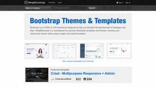 
                            5. Bootstrap Templates & Themes from WrapBootstrap