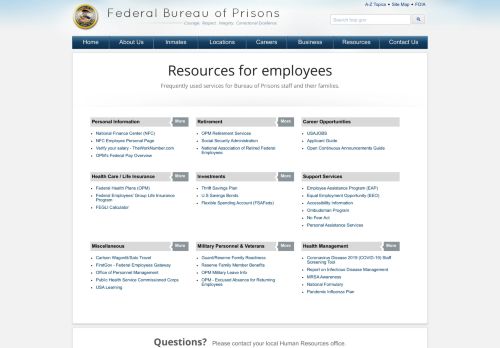 
                            4. BOP: Resources For Employees