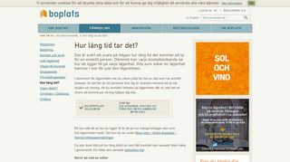 
                            11. Boplats Göteborg - Hur lång tid tar det?