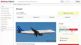 
                            10. Borajet. Airline code, web site, phone, reviews and opinions.