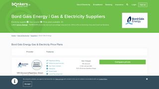 
                            6. Bord Gáis Energy | Gas and Electricity Suppliers | bonkers.ie