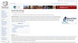 
                            6. Bord Gáis Energy - Wikipedia