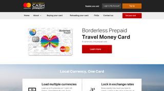 
                            5. Borderless Prepaid - Multi-currency Cash Passport
