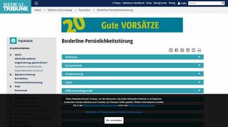 
                            3. Borderline-Persönlichkeitsstörung - Medical Tribune