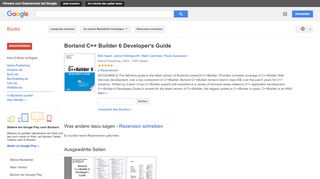 
                            7. Borland C++ Builder 6 Developer's Guide