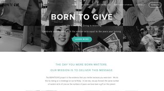 
                            7. BORN TO GIVE Project