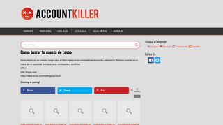 
                            10. Borrar tu cuenta de Lovoo | accountkiller.com