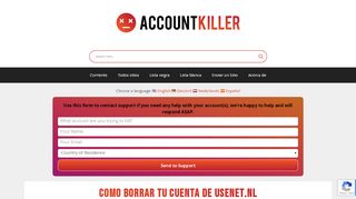 
                            11. Borrar tu cuenta de Usenet.nl | accountkiller.com
