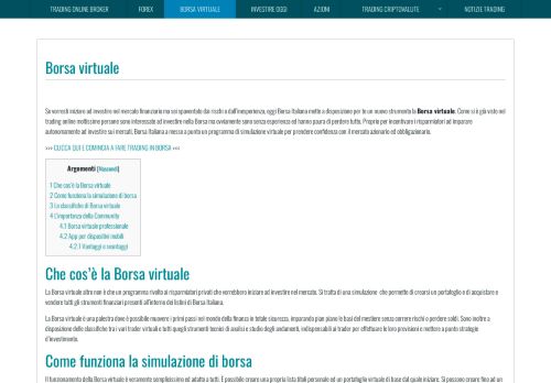 
                            7. ++ Borsa Virtuale: simulazione trading 2019 | Trading online broker