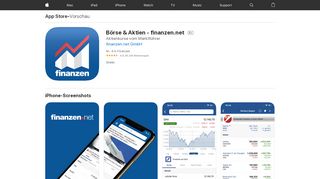 
                            7. Börse & Aktien - finanzen.net im App Store - iTunes - Apple