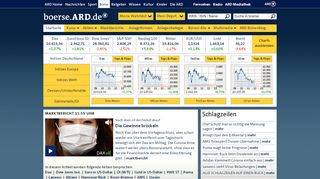 
                            3. Börse Aktuell | Aktien, Kurse, Charts und News | boerse.ARD.de