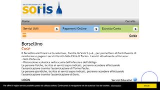 
                            1. Borsellino elettronico - Soris Torino