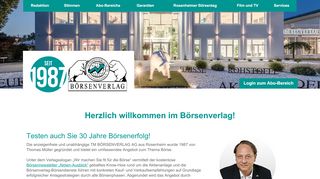 
                            2. Börsenstrategien - Börsenanalysen - Börsendienste - Boersenverlag