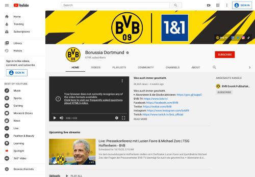 
                            7. Borussia Dortmund - YouTube