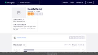 
                            12. Bosch Home - Trustpilot