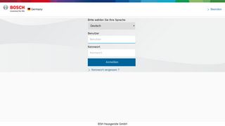 
                            3. Bosch Login Page Deutschland