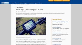 
                            13. Bosch Nyon E-Bike-Computer im Test - connect