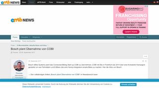 
                            9. Bosch plant Übernahme von COBI | eMTB-News.de - Forum