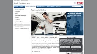 
                            4. Bosch Technische Hotline - Hilfe bei Problemfällen