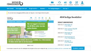 
                            12. Bostadsförmedlingen i Stockholm - förmedlar lediga lägenheter i ...