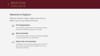 
                            10. Boston College | OrgSync