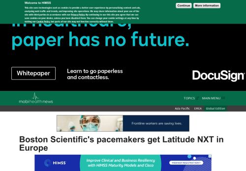 
                            8. Boston Scientific's pacemakers get Latitude NXT in Europe ...
