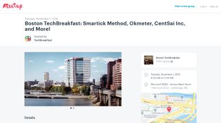 
                            12. Boston TechBreakfast: Smartick Method, Okmeter, CentSai Inc, and ...